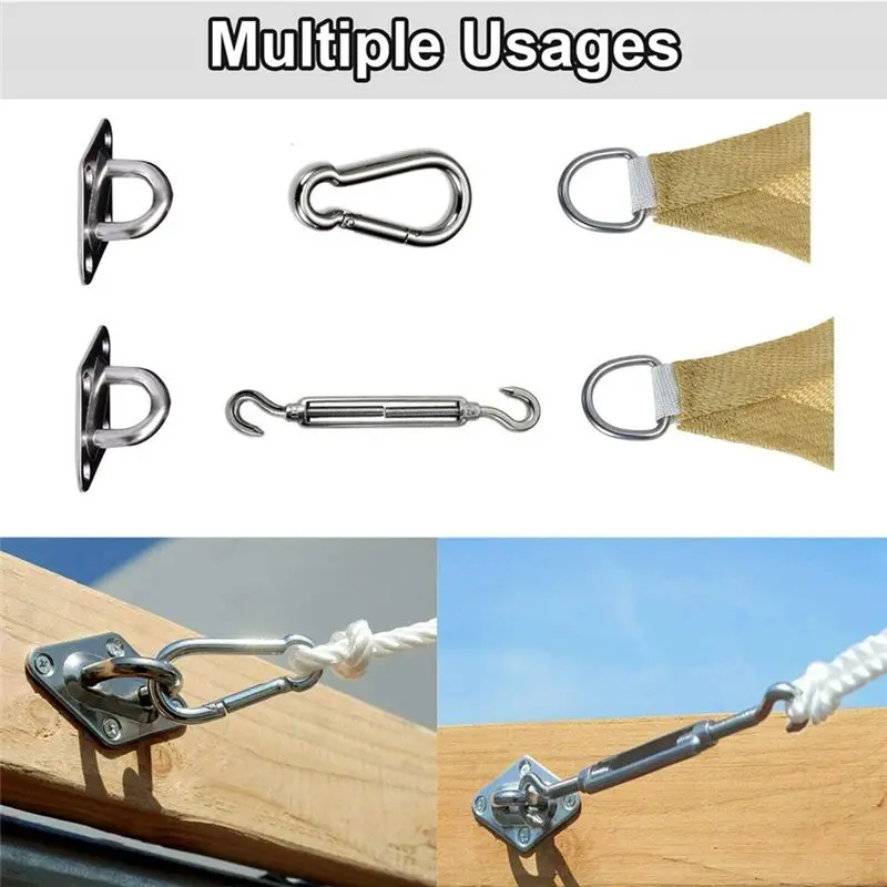 A75K Awning Attachment Set, 304 Stainless Steel Awning Accessory Kit Awning Attachment Mounting Tool with Screws