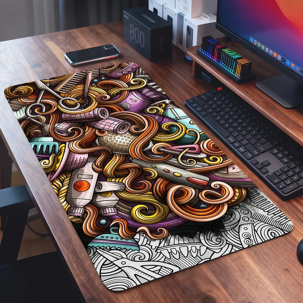Mouse pad retrô para barbearia - Retro Gaming Shops avaliação e preço