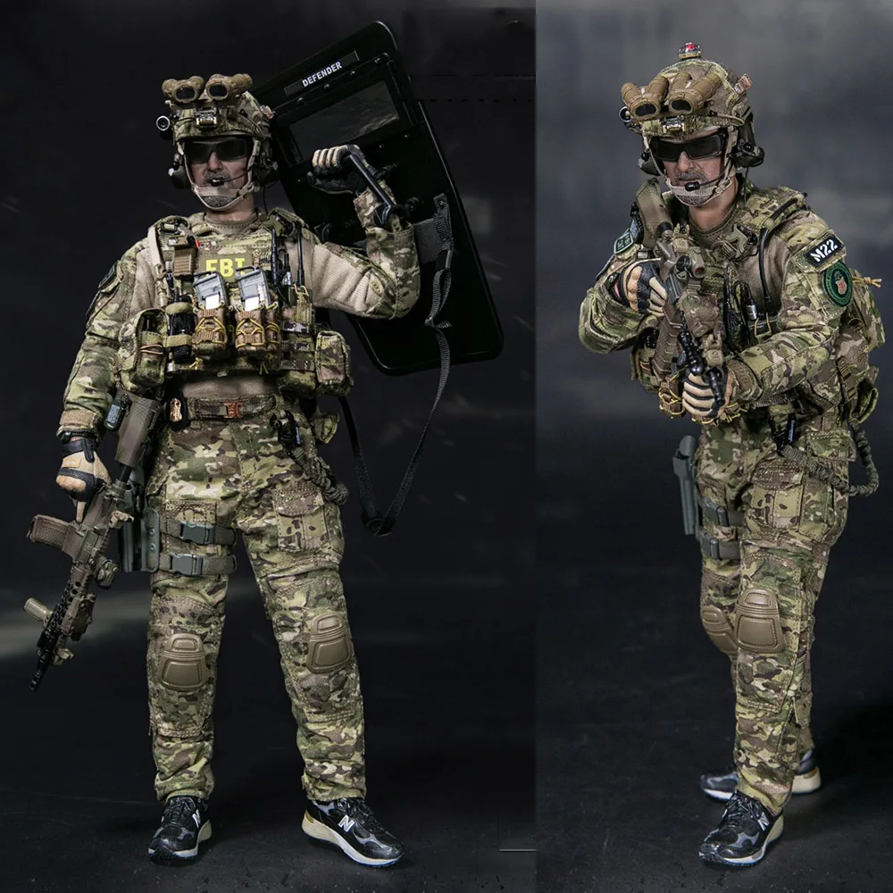 

In Stock DAMTOYS DAM78042 1/6 Scale FBI Agent Hostage Rescue Team 12'' Full Set Collectible Male Solider Action Figure Model