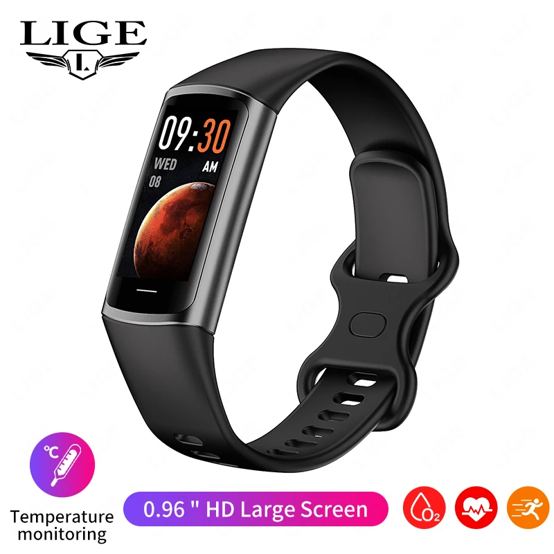 2026 Sport Smart Armband Fitness Tracker Gesundheitsmonitor für Frauen Leichtes Wasserdichtes Herren Smartwatch für Android iOS
