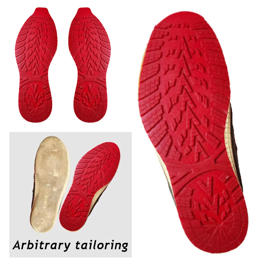 Full Shoe Sole Wear-resistant Rubber Repair Outsole Anti-slip Rubber Pad for Shoe Bottom Patch Flexible Shoe Sole Repair Sticker