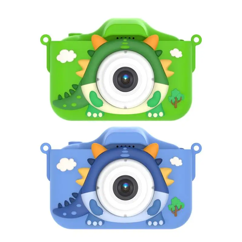 Cartoon Dragon Kids Camera Multifunctional HD Kids Selfie Camera Lightweight Little Video Camera Toys Gift For Boys girls