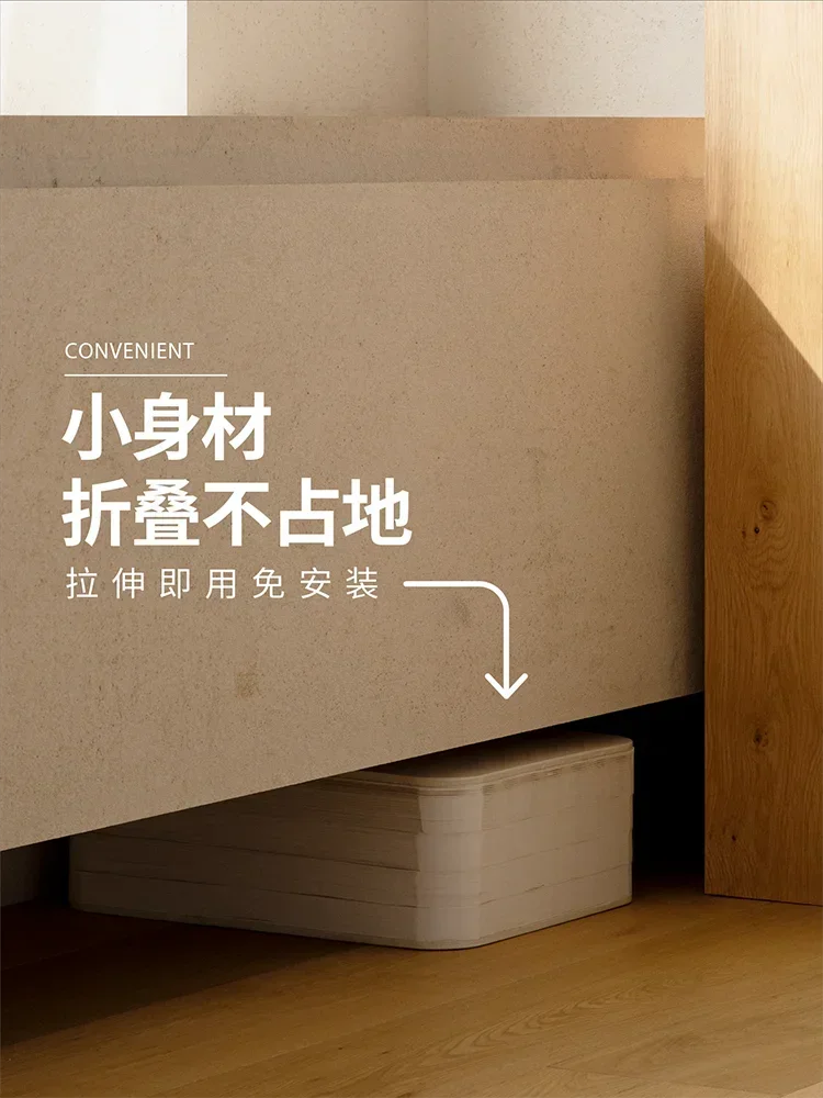 

Direct salesEighteen-paper shoe-changing benches with telescopic can be stacked at the end of the bed, which creative and multi-