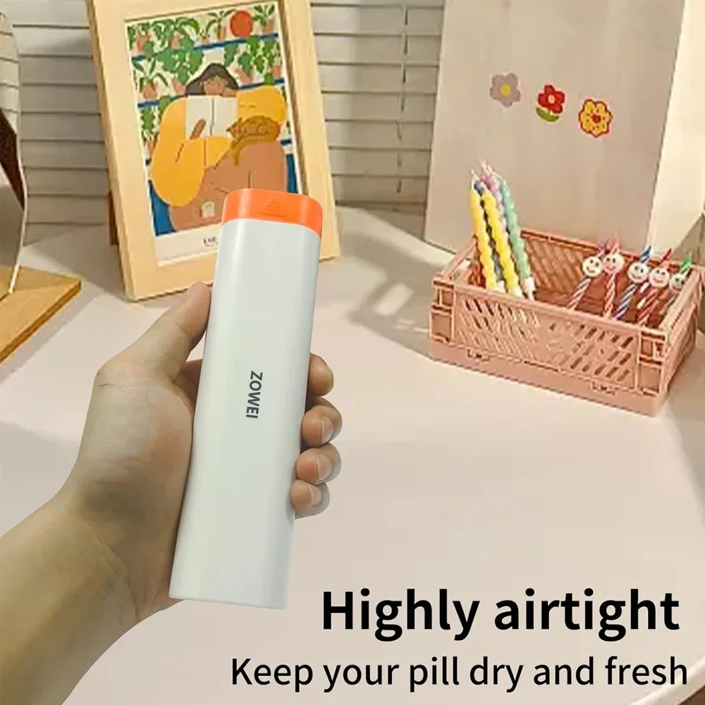 1Pcs Weekly Pill Organizer Travel Pocket Daily Pill Case Daily Planner Portable Pill Box for Pills/Vitamin/Fish Oil/Supplements