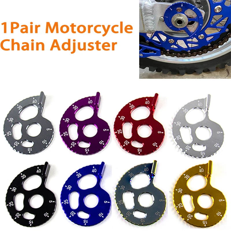 Regulator łańcucha motocyklowego części regulator akcesoria motocyklowe CNC dla CRF230F 230L CRM250 XLR250R XR230R 250L 650R 650L 400R