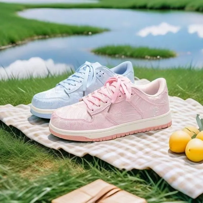 

Новые летние женские классические низкие туфли 2024, повседневные туфли на плоской подошве для пар, мужские спортивные белые туфли 36-44