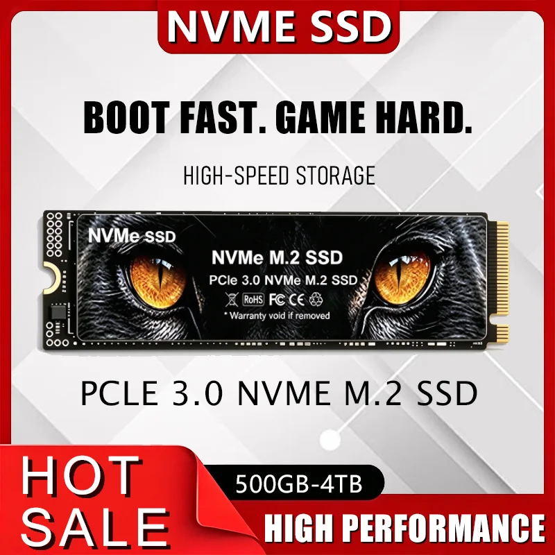NEW Eyes M.2 NVMe SSD PCIe 3.0 Internal Solid State Drive, 500GB-4TB M2 SSD Hard Disk for Laptop Desktop PC Fast Gaming SSD.
