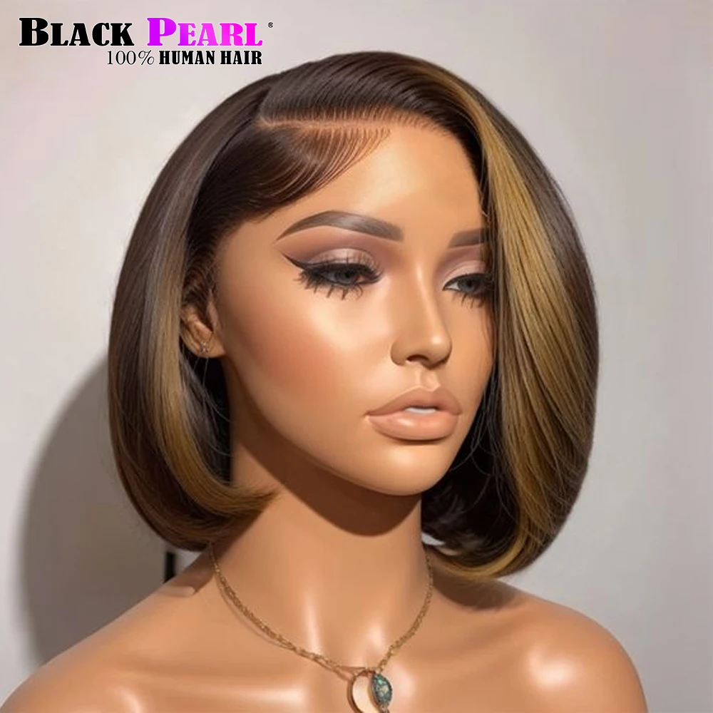 

Short Straight Bob Wig Lace Front Human Hair Wigs Highlight Wig Human Hair Bob Wig Piano Cheap Wig Highlight Wig Human Hair Bob