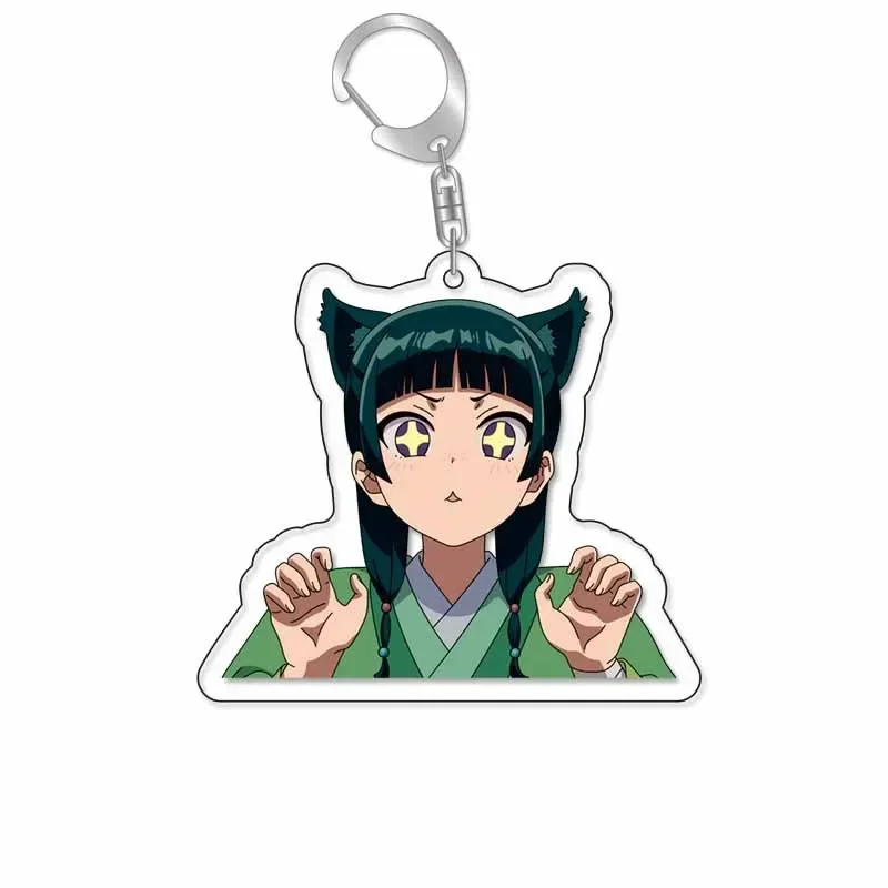 Anime The Apothecary Diaries Acrylic Keychain Cute Maomao Figure Keychain Keyring for Bag Backpack Accessories Gift