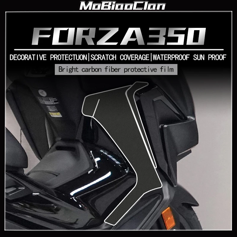 For HONDA FORZA350 NSS350 2020-2022 carbon fiber protective sticker decoration and scratch prevention modification