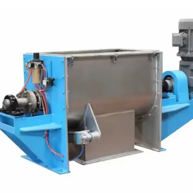 Horizontal Concrete Mixer Detergent Powder Mixing Machine Industrial Grade Efficient Blending Equipment for Construction and