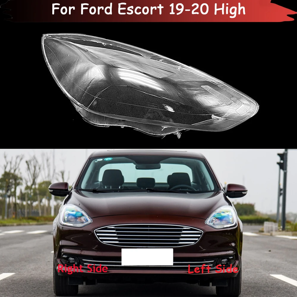 Car Headlight Cover For Ford Escort 2019 2020 Xenon Auto Headlamp Lampshade Lampcover Head Lamp Light Covers Glass Lens Shell