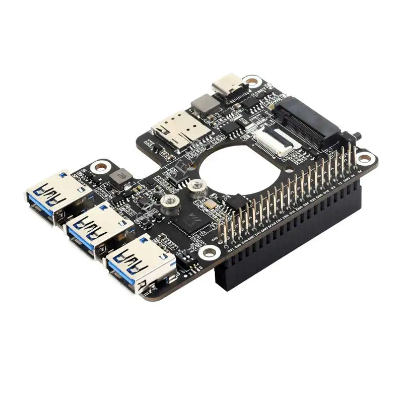 Raspberry Pi 5 PCIe a M.2 4G/5G USB 3,2 HUB para SIMCom Quectel 4G/5G módulos