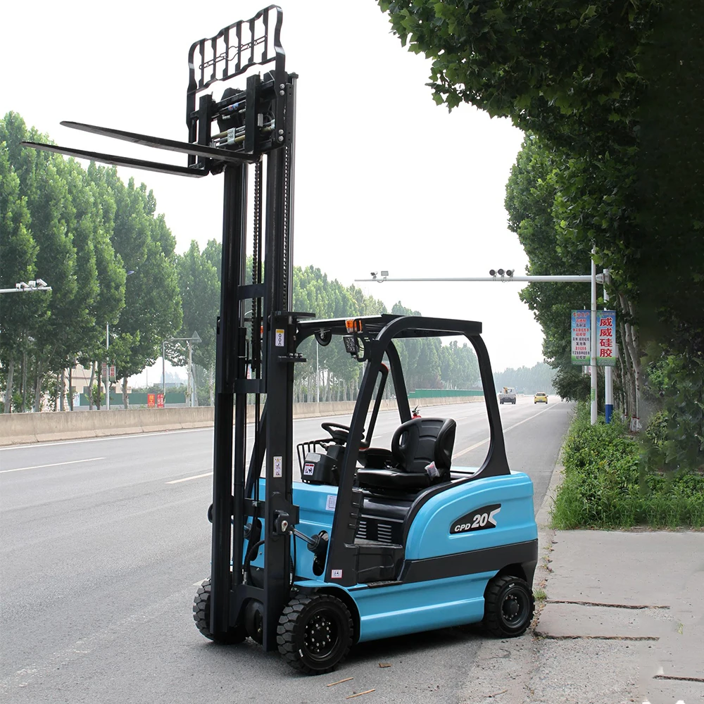 Wysokowydajny wózek widłowy elektryczny z baterią litową, wózek widłowy elektryczny 2T 3 tony, maszyna do załadunku dla Kanady