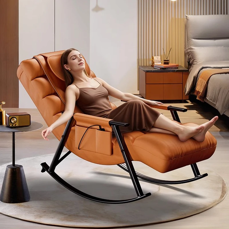 

Recliner Sofa Living Room Chairs Designer Leather Modern Comfortable Living Room Chairs Salon Nordic Fauteuil Home Furniture