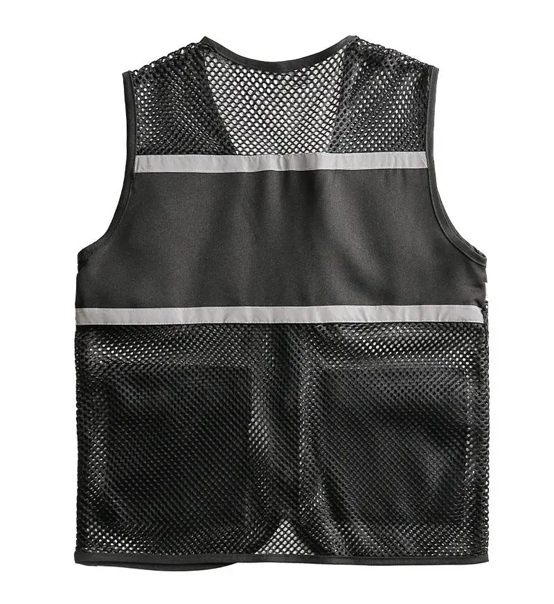 Frühling Und Sommer Atmungsaktive Mesh Werbung Freiwillige Weste Casual Frauen Und Männer Individuelles Logo Druck Logo Arbeit Kleidung