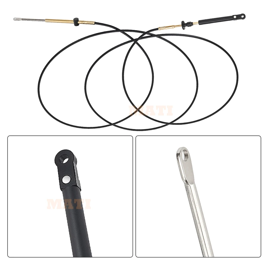 M MATI Throttle Shift Remote Control Cable For Johnson Evinrude OMC BRP 1979-1994 0173114