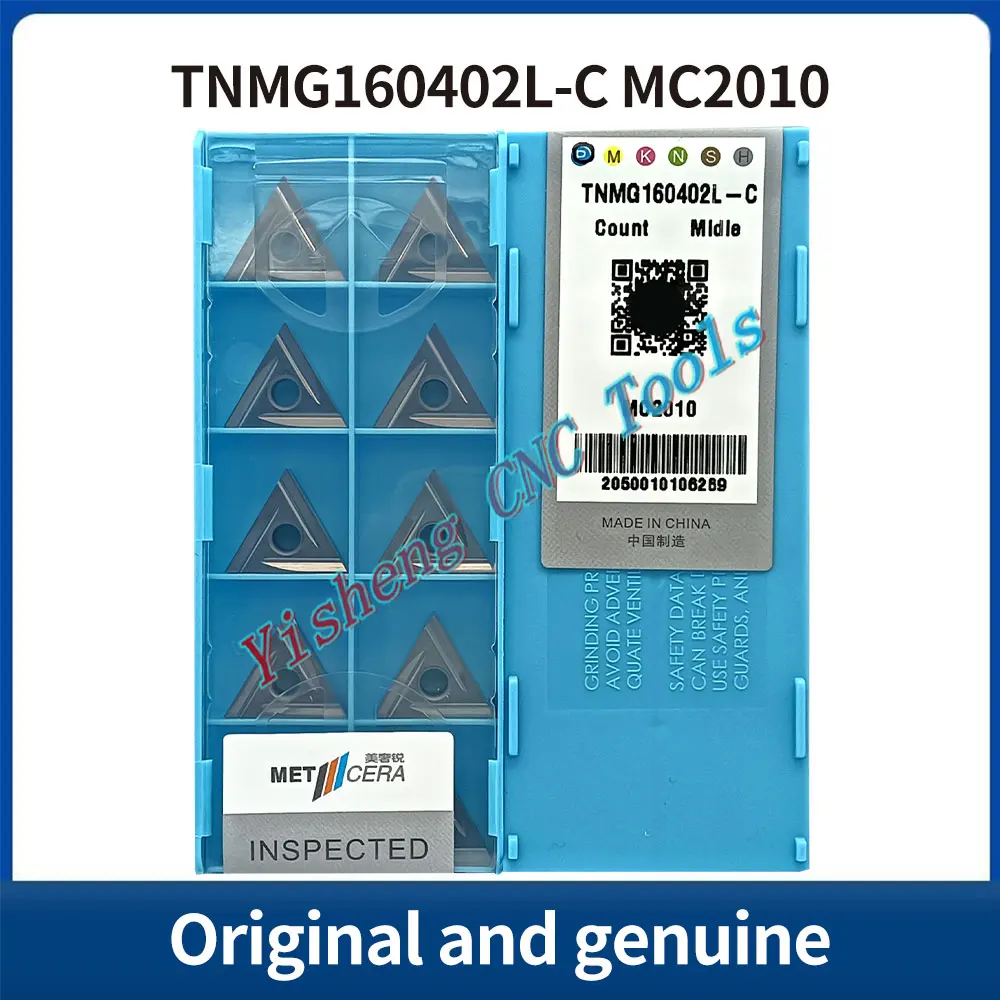 

METCERA Cutting Tools TNMG160402L-C TNMG160402R-C TNMG160404L-C TNMG160404R-C TNMG160408L-C TNMG160408R-C MC2010 CNC blades