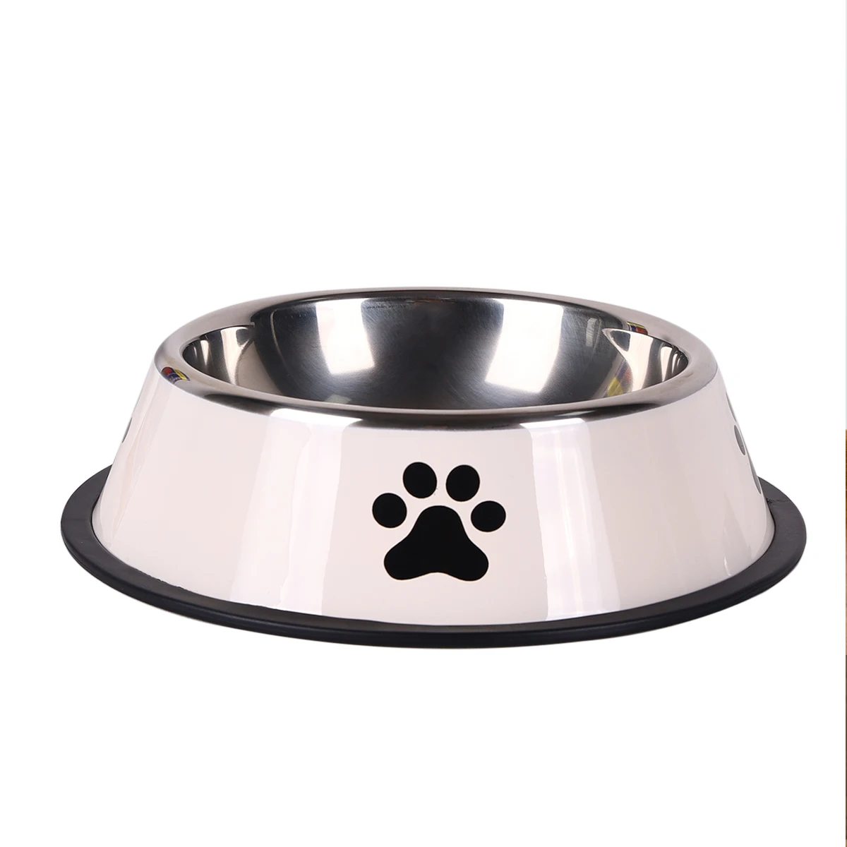 1PC Stainless Steel Pet Bowl Cat Bowl Dog Food Bowl Multi-Specification Anti-fall Food Bowl Food Bowl Feeding Pet Supplies
