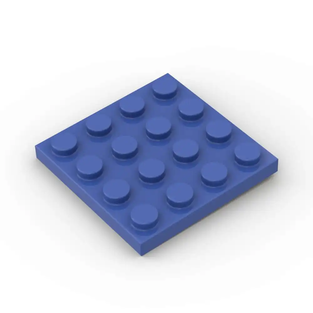 MOC 10PCS Parts Brick 3031 Plate 4x4 Dots Figures Building Blocks Set House CastleParticle Puzzle DIY Toy Children Birthday Gift