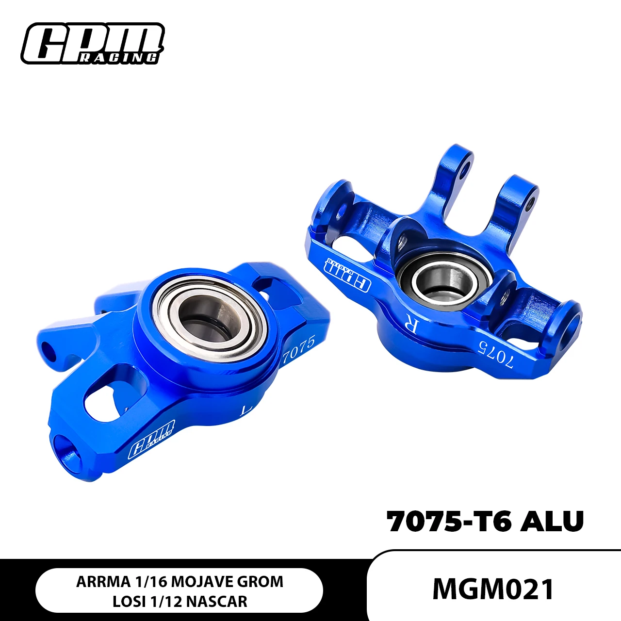 

GPM Alu7075 Передний рулевой блок большой подшипник для ARRMA 1/16 Mojave Grom Nascar
