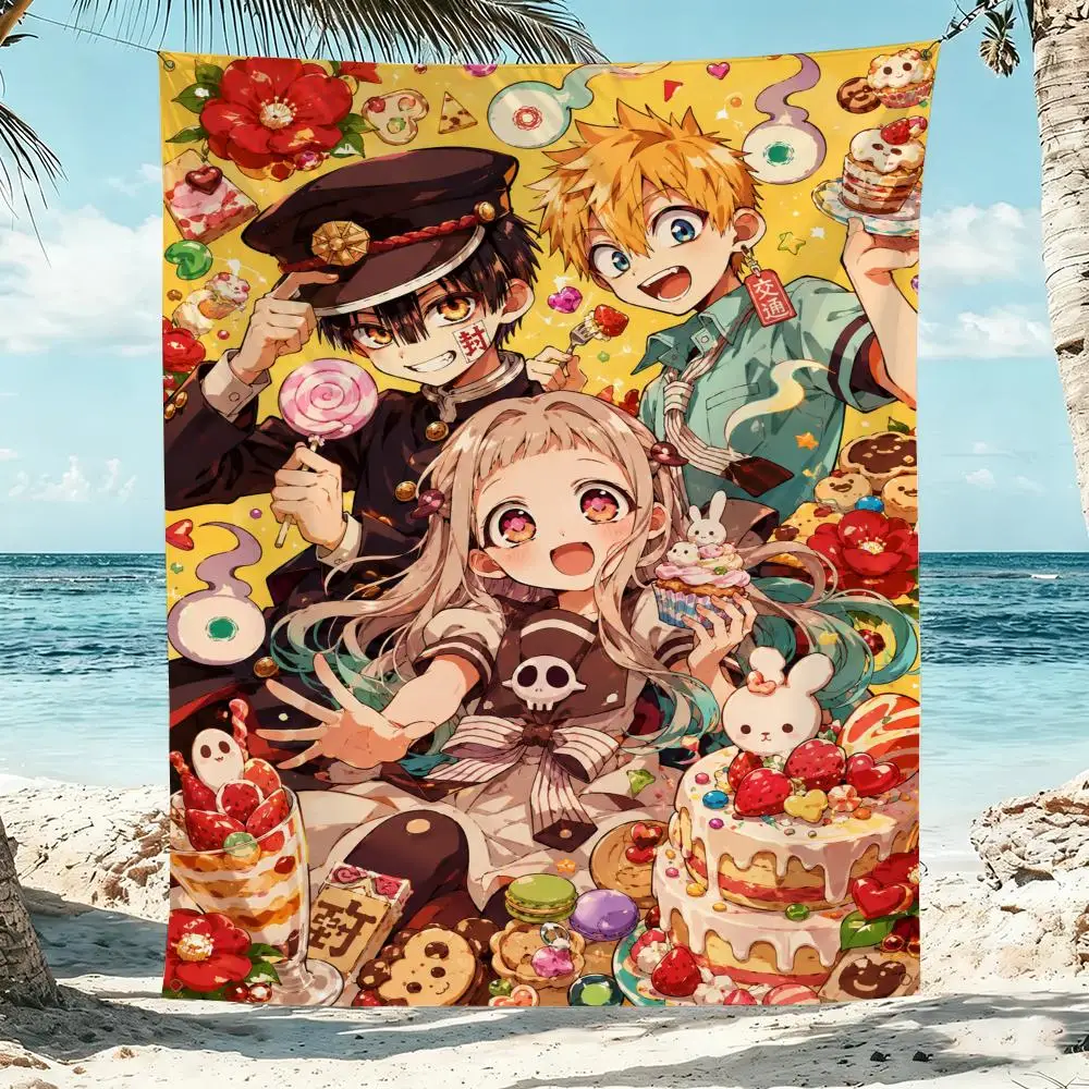 Anime Toilet-Bound Hanako-kun Flags Stylish Flag Wall Decor, Perfect for Living Room, Home, Dorm, Party & Gifting