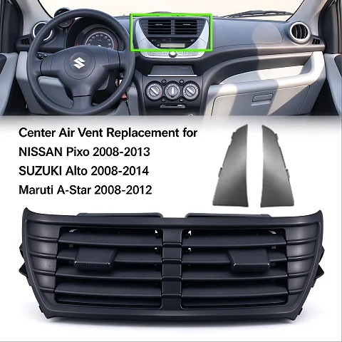 Instrument Panel Central Air Conditioning Outlet Vent Fan Blade for Suzuki Alto/Nissan Pixo/Maruti A-Star