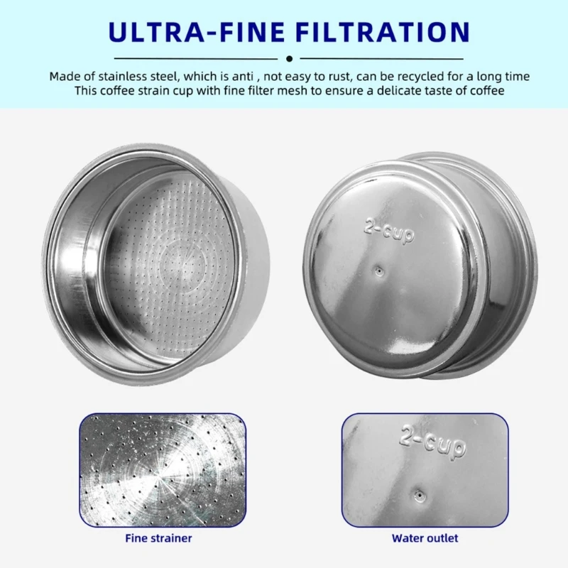 27RB Многопользовая корзина кофейного фильтра из нержавеющей стали.