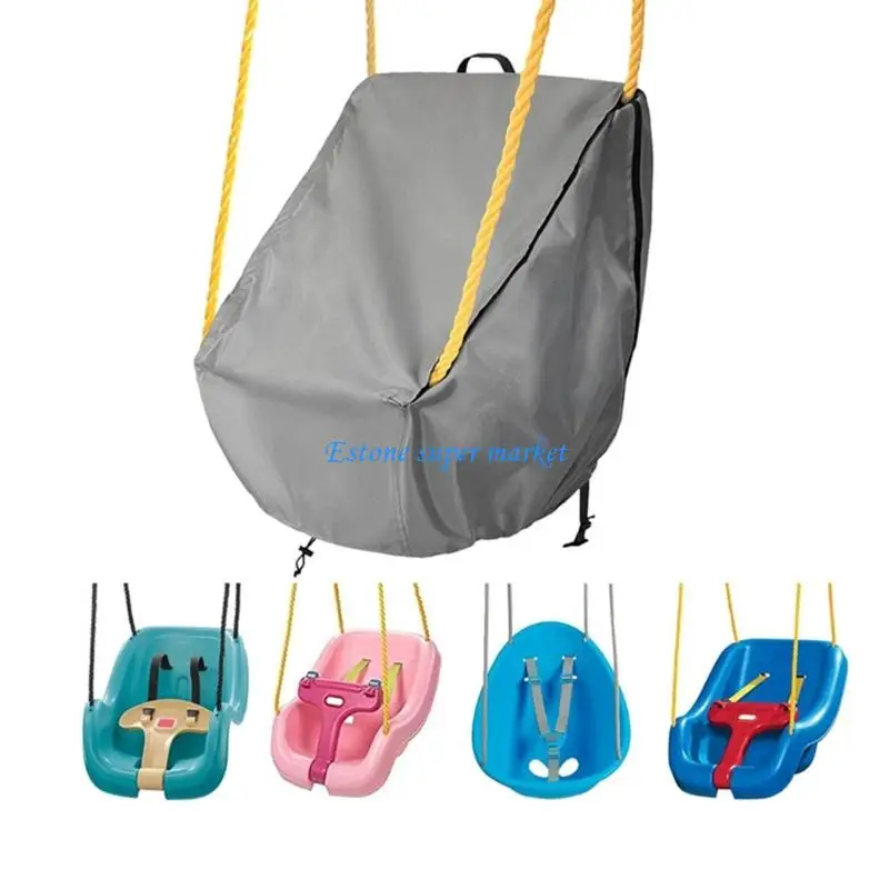 090B Adjustable Elastic Edges Toddler Swing Chair Cover Durable Component for Protection