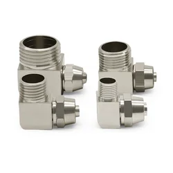 PL4 6 8 10 12mm Pipe Tube To -M5 M6 1/8 1/4 3/8 1/2 Trachea Quick Screw Connector Copper Pneumatic Components Fast Twist Joint
