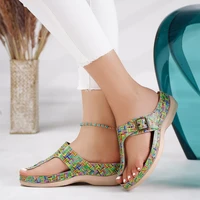 2026 New Wedges Roman Style Platform Leisure Slippers Soft Beach Shoes Flip Flops Women Non-Slip Soft Platform Flip Flops 35-43 - Image 5
