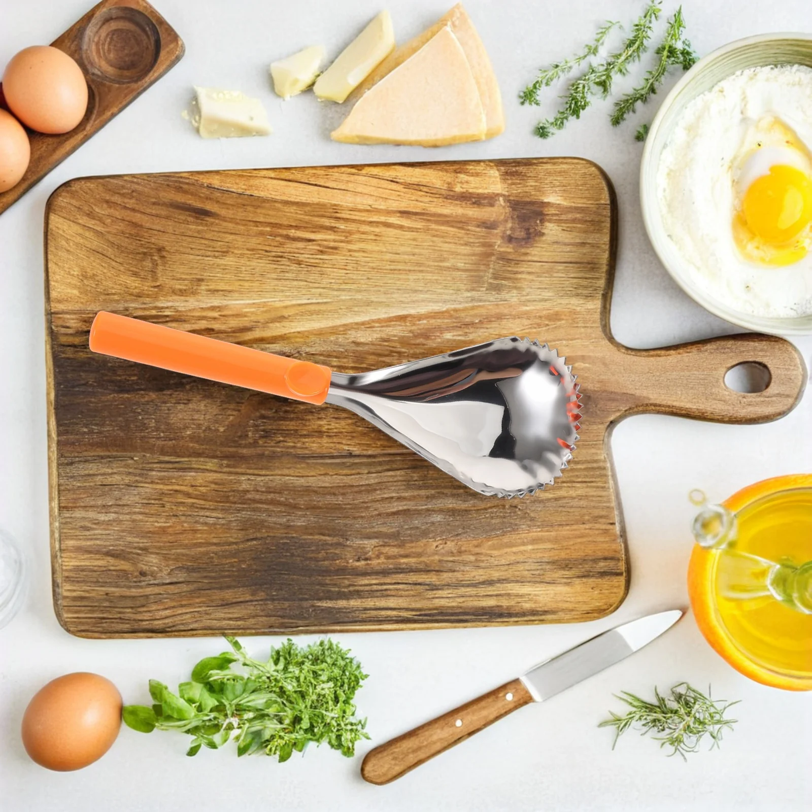 

2pcs Serrated Spoon Fruit Corer Fruit Scraper Core Remover Scoop Pumpkin Pulp Separator Pear Pitter Stainless Steel Veggie