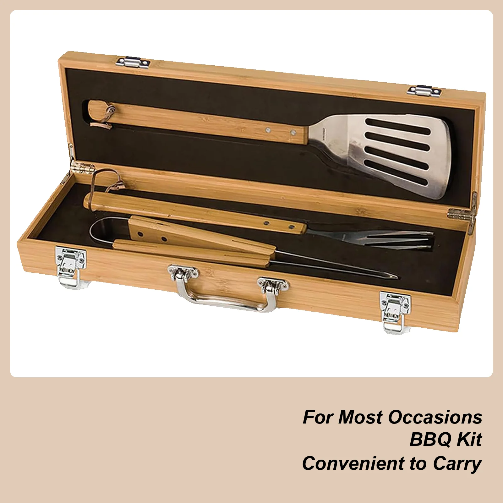 

Barbecue Tool Sets Grill Tool Set Barbecue Accessories With Case Grilling Utensils For Him Men Husband Dad Backyard Family