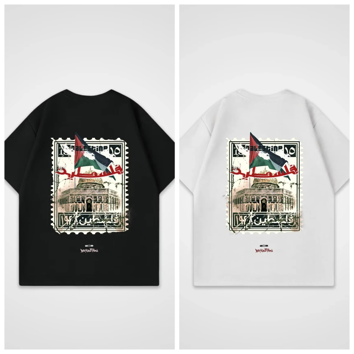 ملابس رجالية 100% قطن نورمكور طباعة إيطالية ثقيلة بسيطة Y2K محب ملابس الشارع الشهير قميص غير رسمي كبير الحجم للسيدات #1