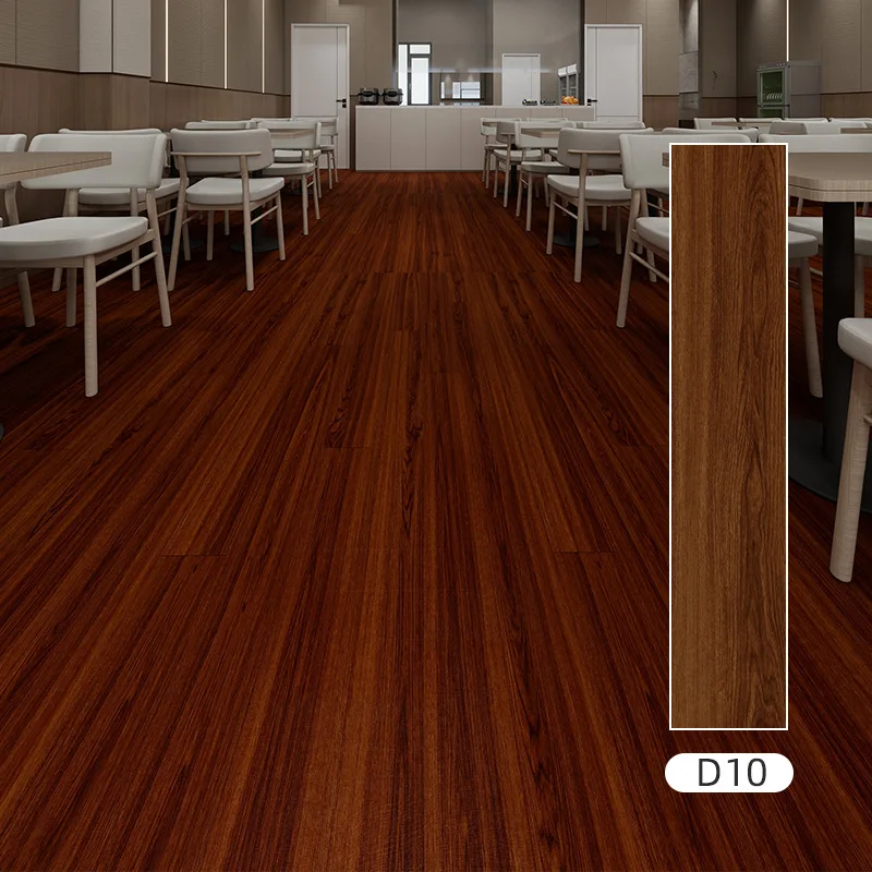 Plancher SPC étanche de haute qualité, hybride commerciale en vinyle, clic, résistant aux empreintes, résistant à l'usure pour salle de bain