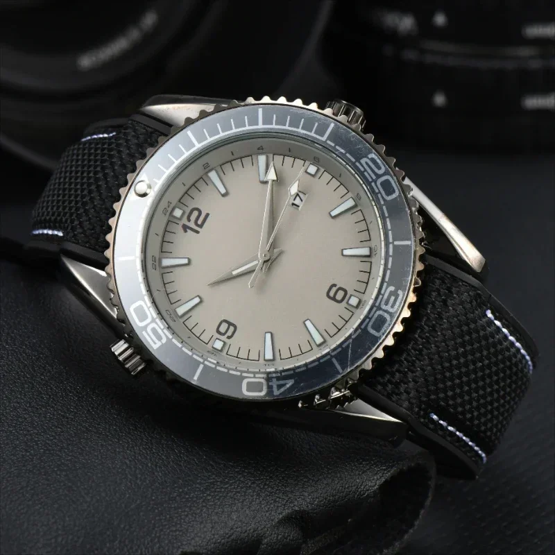 Automatic Mechanical Watch Male American Stainless Steel Scratch Proof Waterproof Diving Watch Business Leisure Watch