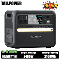TALLPOWER V2400 Portable Power Station 2400W Solar Generator 2160Wh LiFePO4 Battery Home Backup Outdoor Camping Mobile power