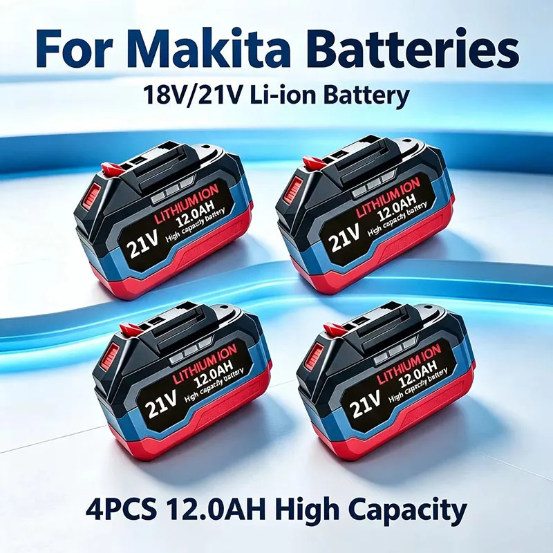21V New model, high compatibility.for Makita 21V 12.0Ah Replacement Lithium Ion Battery Compatible With Cordless Power Tools