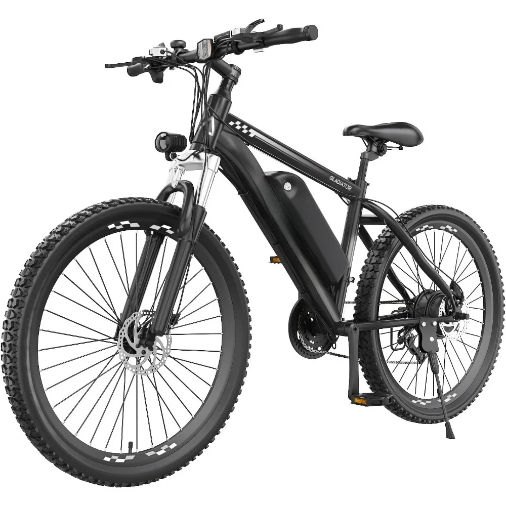 

500W 26" Electric Bike for Adults, [Peak 750W], 48V 10.4Ah Battery, Up to 55 Miles, 3H Fast Charge, Electric Mountain Bike