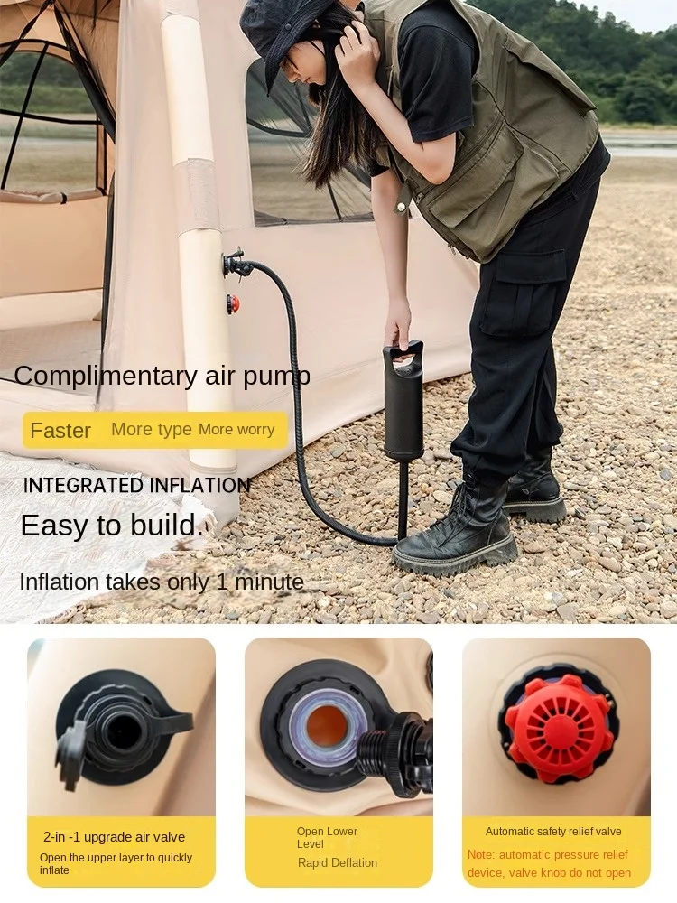Automatic Instant Setup Tent with Carring Bag Inflatable Tent Outdoor Folding Camping, Air Tent, Camping Equipamiento 4-8P
