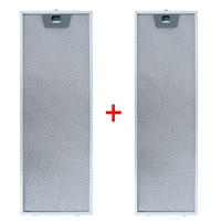 Cooker Hood Filter Set 515x165/515x185 mm Kitchen Extractor Range Hood Grease Filter Aluminium