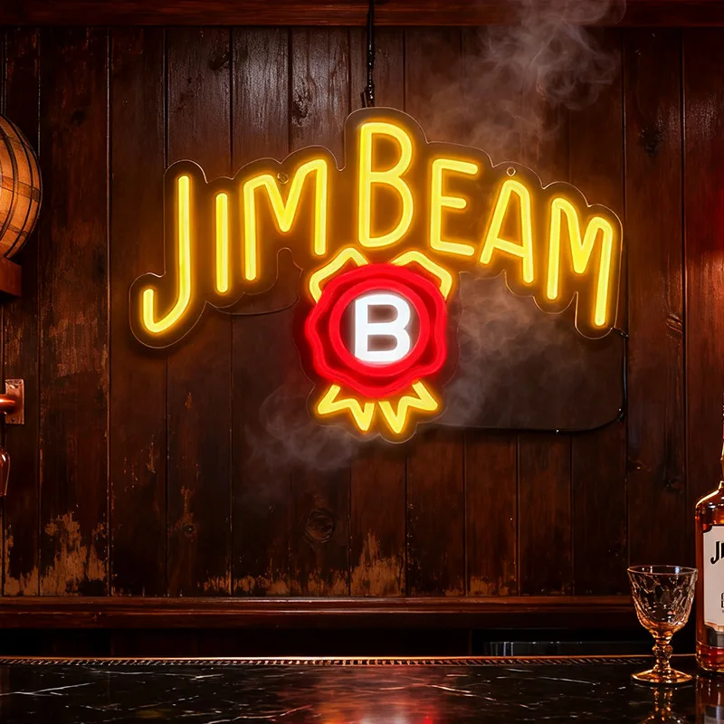 Customized beer neon wall decoration tavern clear bar atmosphere light can be customized logo slogan luminous modeling light