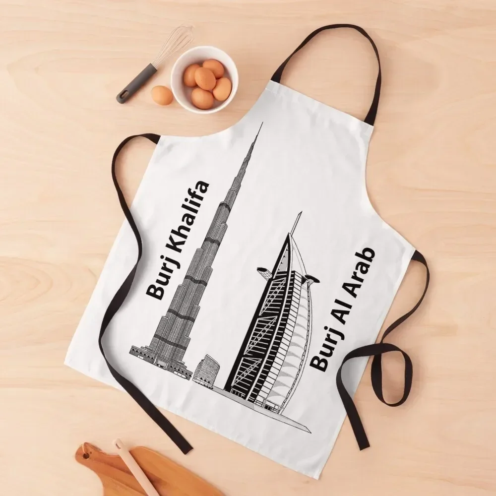 

The Burj Apron Funny custom women's kitchen kitchen and home Apron