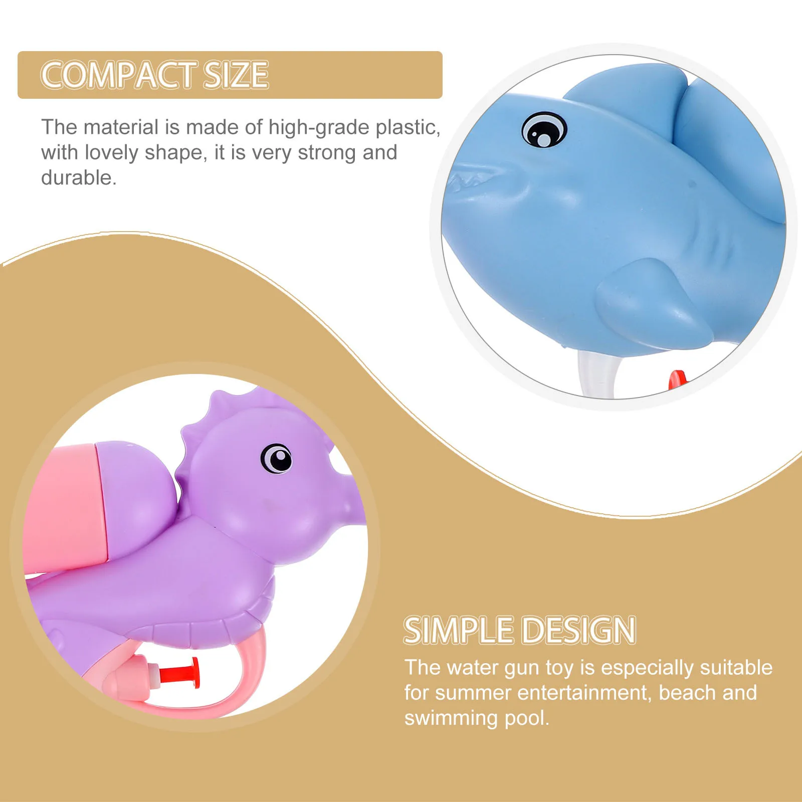 4 قطع من مسدس المياه للأطفال لحفلات الأطفال في الهواء الطلق لحمام السباحة الصيفي للأطفال الصغار والأولاد والبنات هدايا الحفلات لمياه الرماية #2