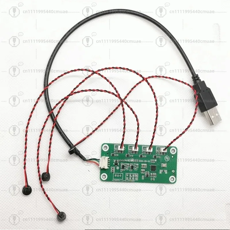 USB four microphone, microphone array 4 electret microphone original data source synchronous acquisition