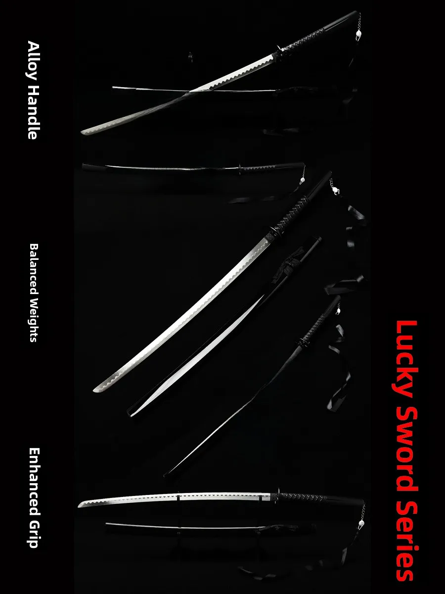 

Unarpened Bleach Rukia Kuchiki Weapon Prop Alloy Cosplay Accory Snow White Soul Cleave Sword Toy for Anime Fans