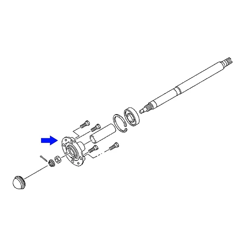 

A42M-Маточина заднего колеса тележки для гольфа JW1-G6542-00-00 JW1-F53T0-09-00 Для задней ступицы электрической тележки для гольфа G29