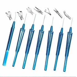 Ophthalmic Forceps 23G Intraocular Virtreo-Retinal Titanium Alloy Capsulorhexis Tweezer Ophthalmic Micro Tools