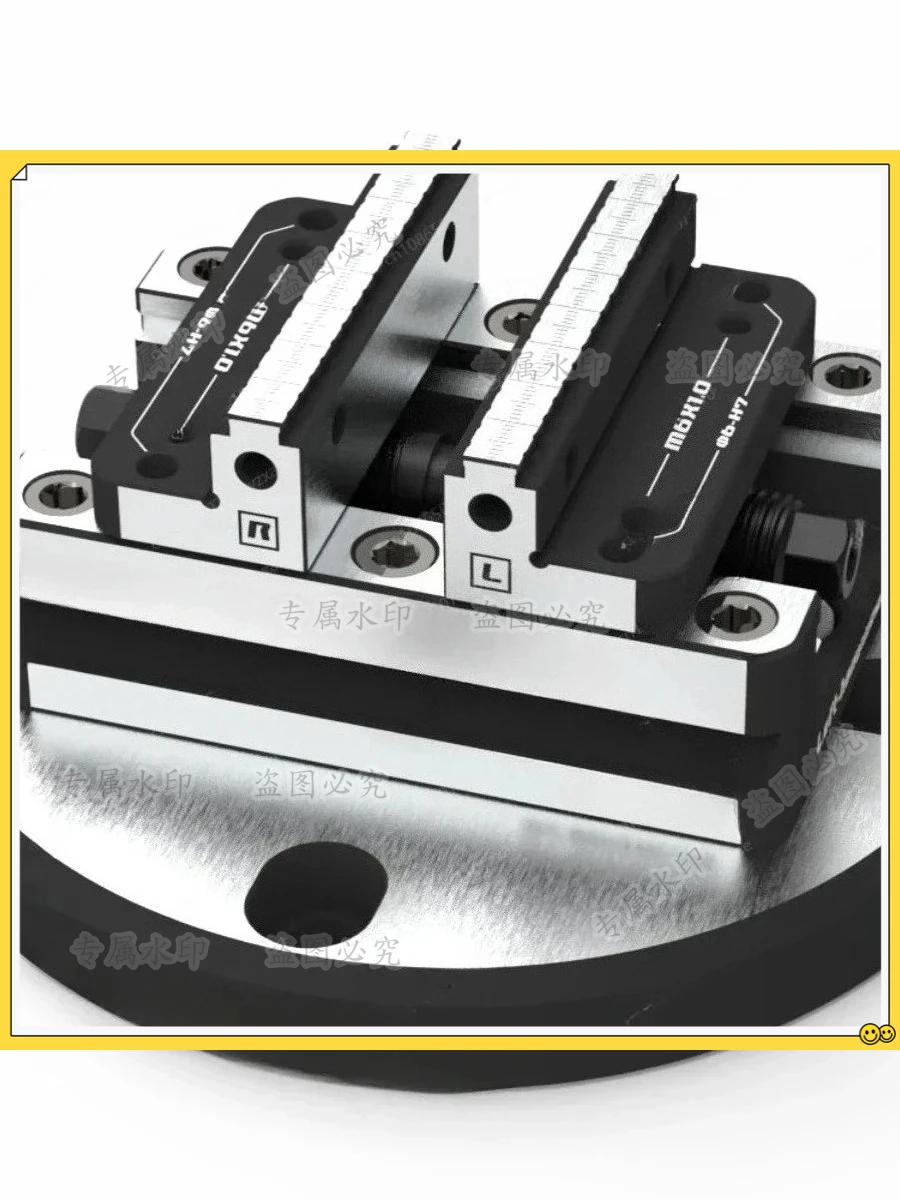 

Four or five axis fixture, self-centering vice, front and back quick clamping two inches 3 4 5 6 7 8 inches