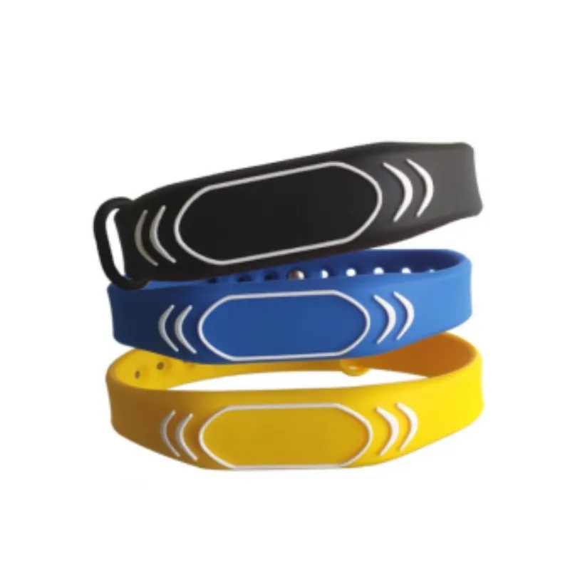 NEW 1Pcs RFID 125KHz EM4100 TK4100 ID Read Only Keyfob Adjustable Silicone Waterproof Multicolor Wristband Bracelet